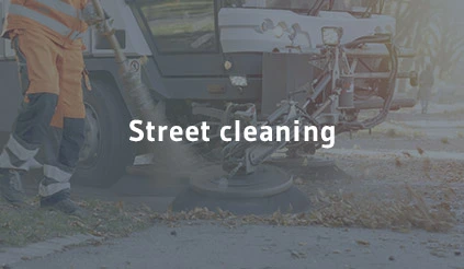 Street cleaning, which stores lithium-ion batteries and batteries from electrical tools