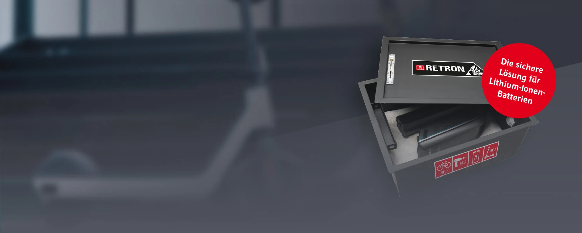RETRON Box als handliche Akku Schutzbox