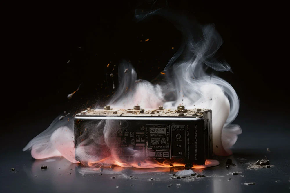 Lithium-ion battery after a thermal runaway