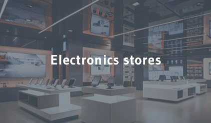 Specialist electronics store where rechargeable batteries and batteries from mobile phones, tablets, consoles, etc. are stored and disposed of.