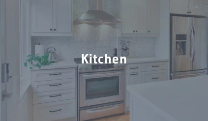 Kitchen where lithium-ion batteries are used in kitchen appliances