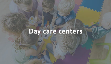 Day care centre that stores lithium-ion batteries and batteries from electric toys