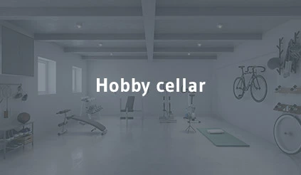 Hobby basement where lithium-ion batteries are used in power tools and toys
